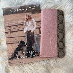 Vintage Boho Gucci Pink Sunglass Case NWT